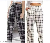 Cotton maxi check pyjama, high-quality Indian sleepwear